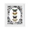 Stupell Industries Floral Butterfly Lineup Framed Print Under Glass, design by Dan Meneely